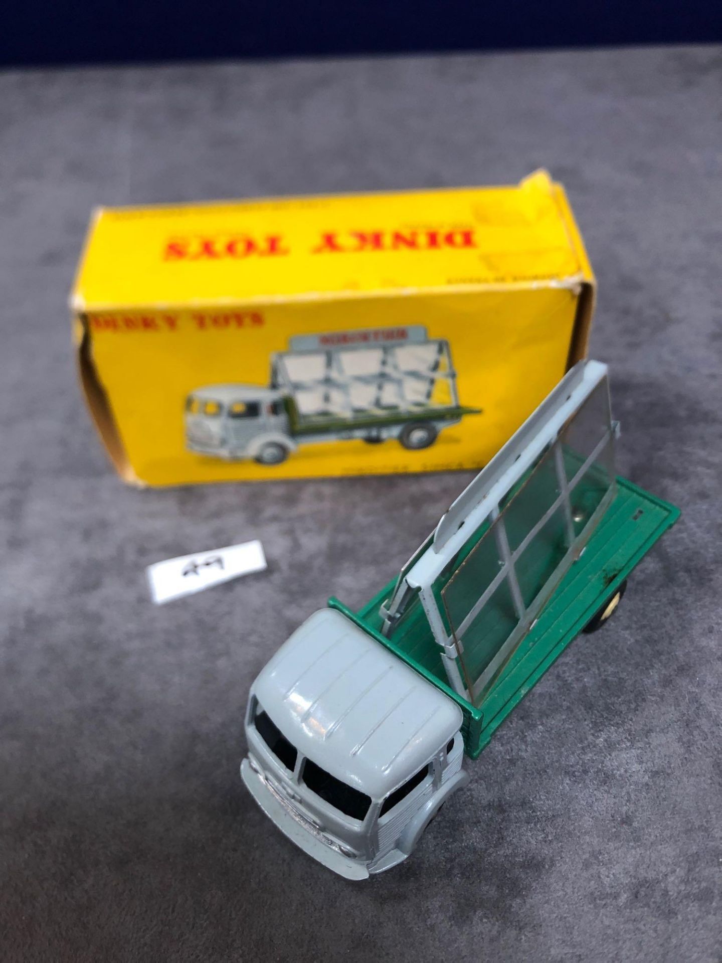 Dinky France #33C Simca Glass Truck Grey/Dark Green - Renumbered 579 mint in very good firm box