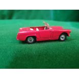 Dinky #112 Austin Healey Sprite Red With Cream Interior Dinky Diecast without Box 1961-1966 (