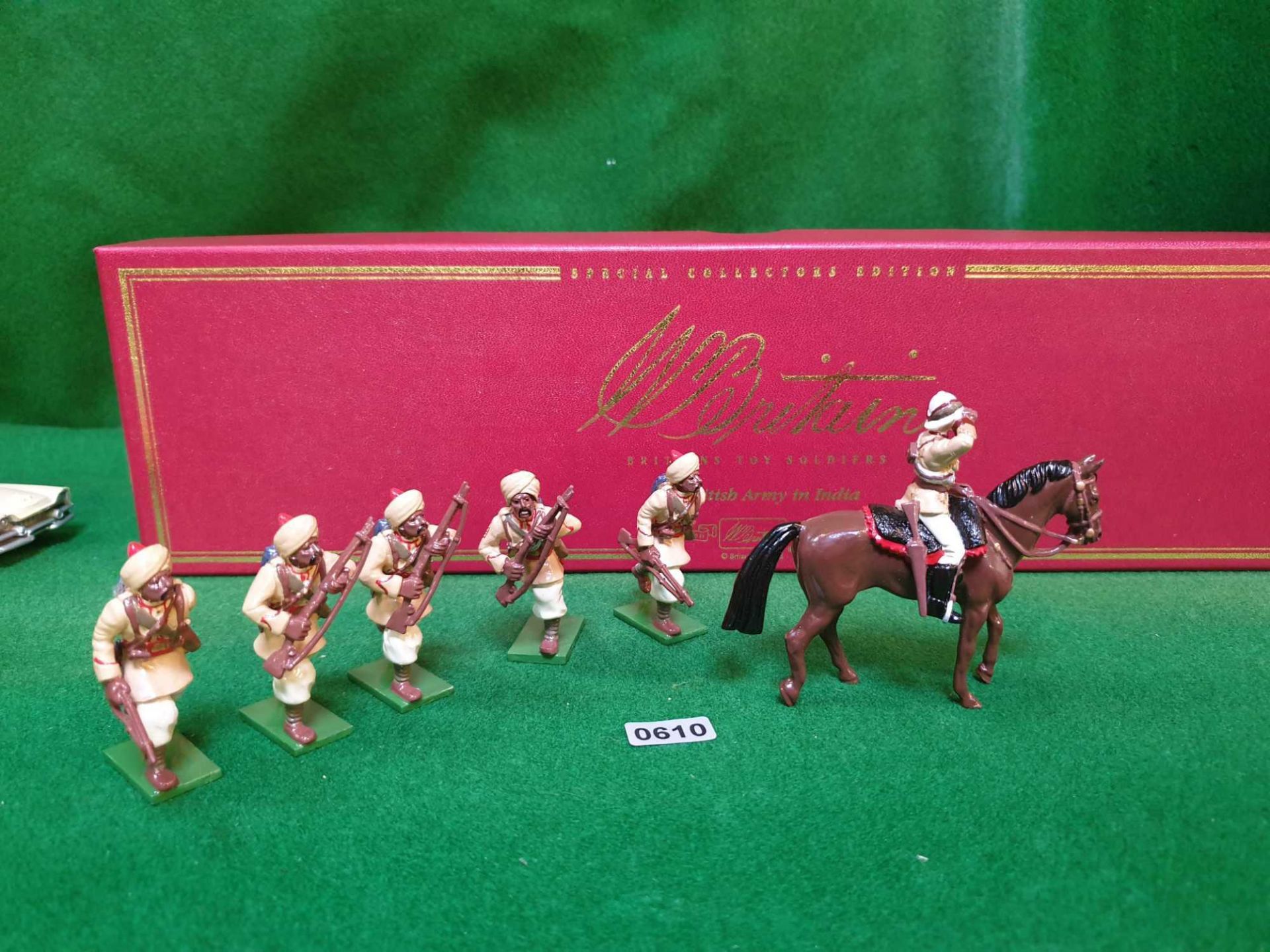 Britain's 00135 British Army In India Queens Own Corps Of Guides Toy Soldier Set These Beautifully