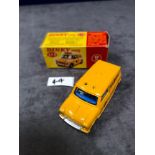 Dinky #274 AA Patrol Mini Van Yellow (AA Service) - Yellow Body And White Roof. AA Service To Van