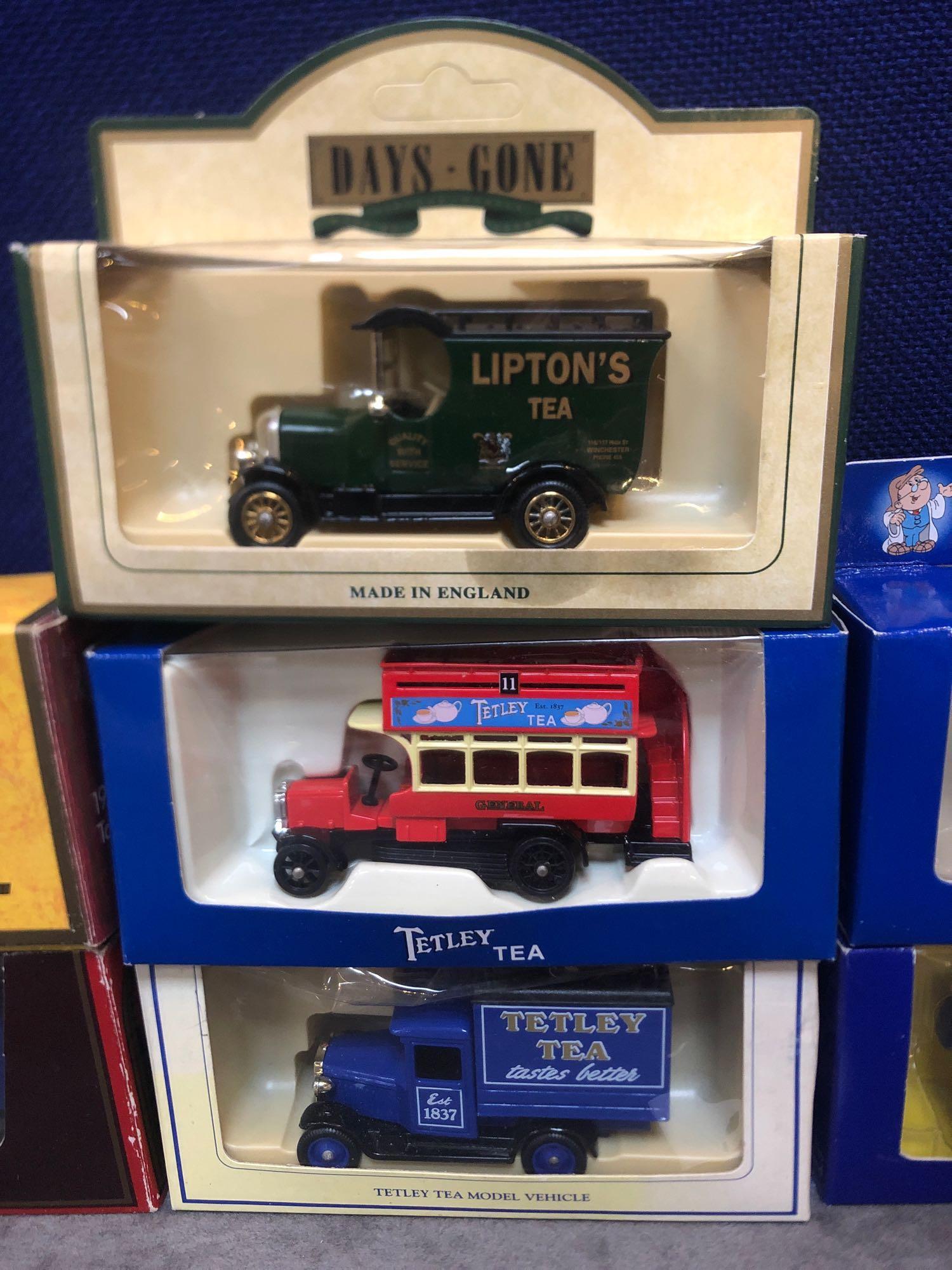 7x Diecast Vehicles Advertising Tea All In Individual Boxes - Image 3 of 4