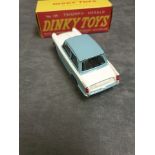 Dinky #189 Triumph Herald Mint Model In A Crisp Box Pale Blue Lower Body And Roof, White, Spun Hubs#