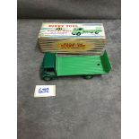 Dinky #513 Guy Flat Truck In Two Tone Green Mint Model With Rare Painted Hook In Excellent Firm