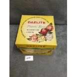 Vintage Boxed 1950's Dazlite Plastic Rose String Lights - Empire Made