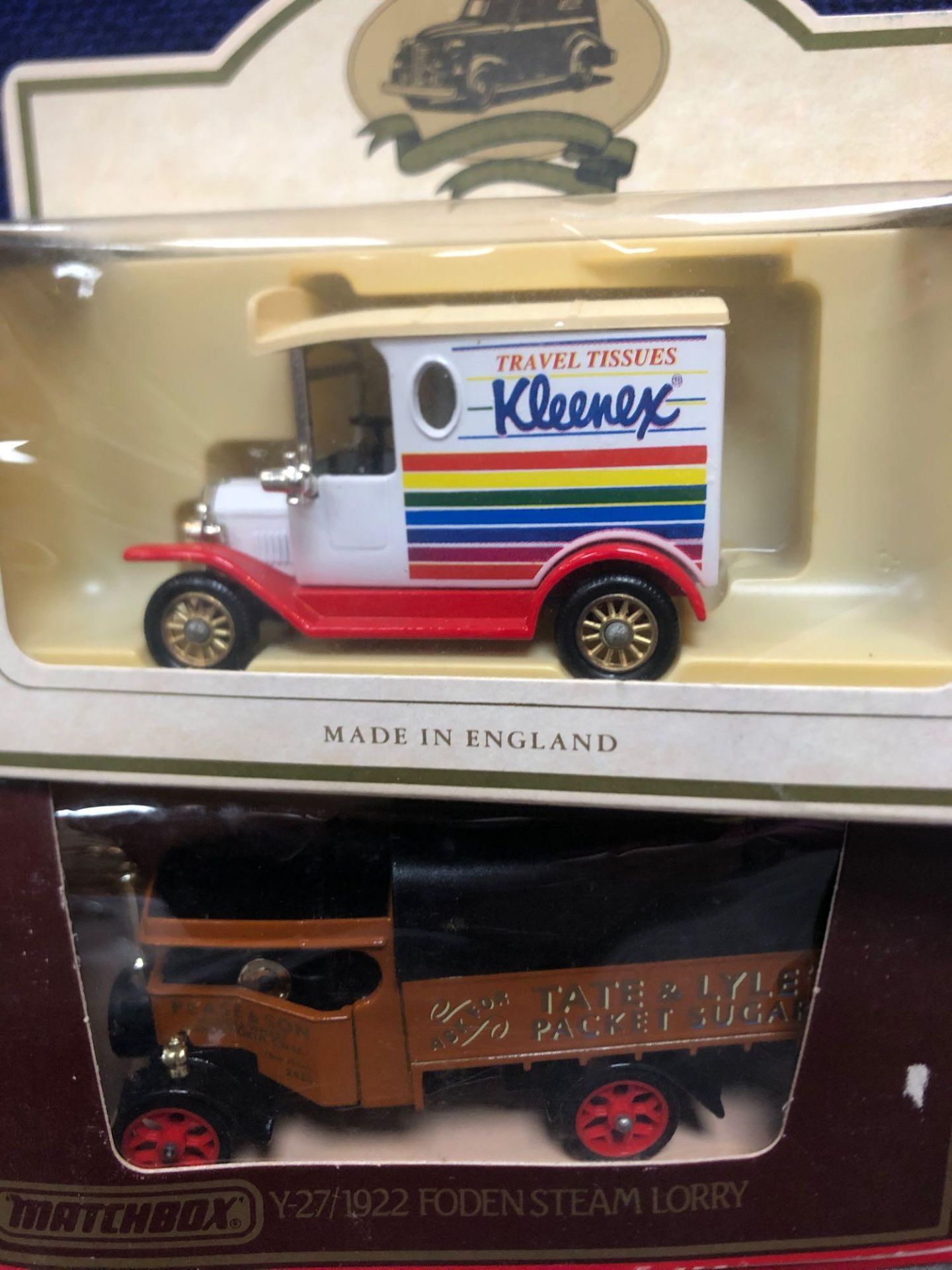 4x Diecast Vehicles Advertising Kleenex / Saxa Table Salt/ Tate And Lyle Sugar / Cerelos Table Salt. - Image 2 of 3