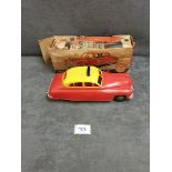 Mettoy Made In Great Britain 1950/60's Rare Plastic Fire Chiefs Car With Box