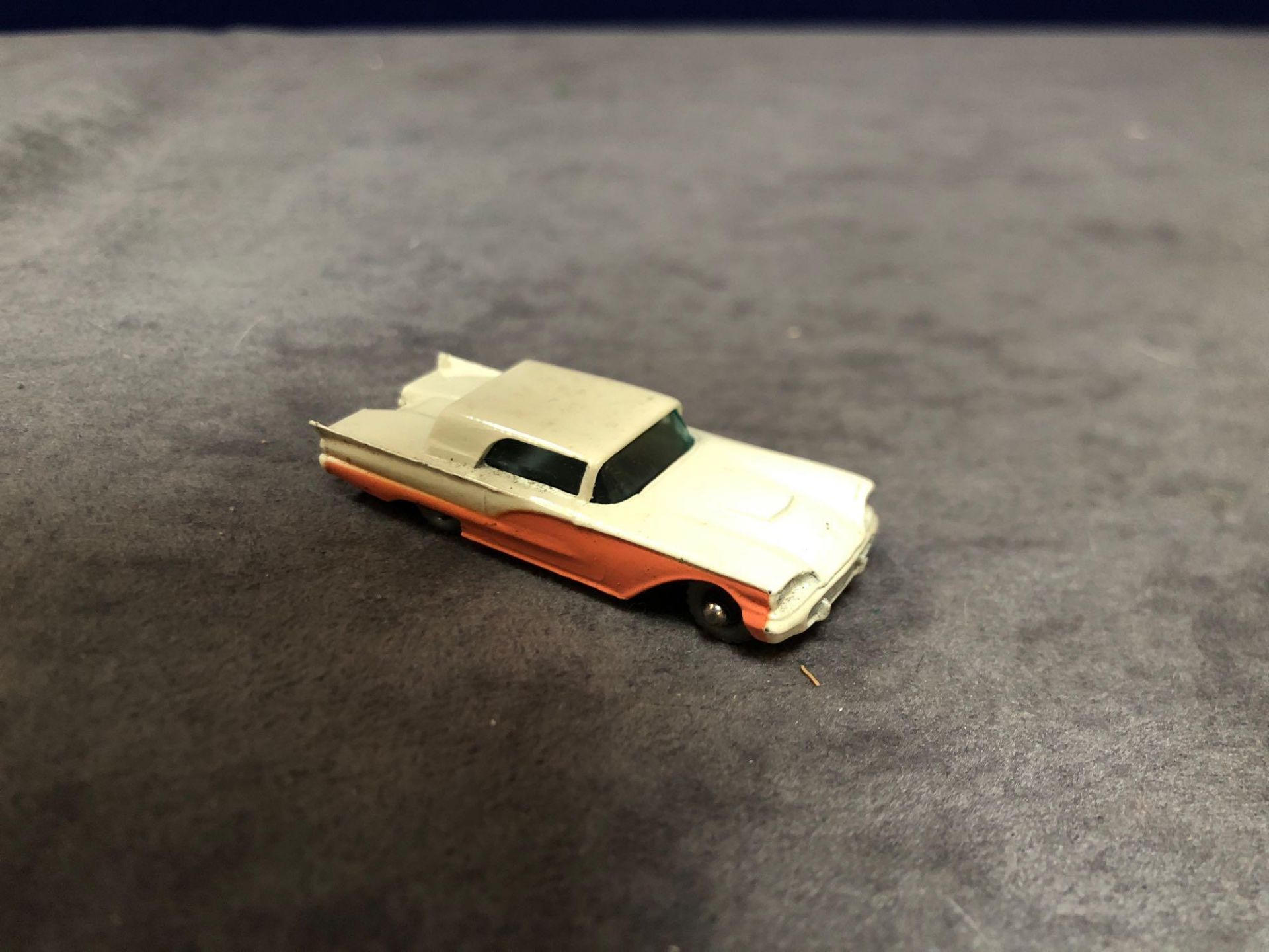 Matchbox Moko Lesney #75a Cream/Peach Silver Wheels And Dark Blue Base Mint In A Firm Soiled B - Image 2 of 4