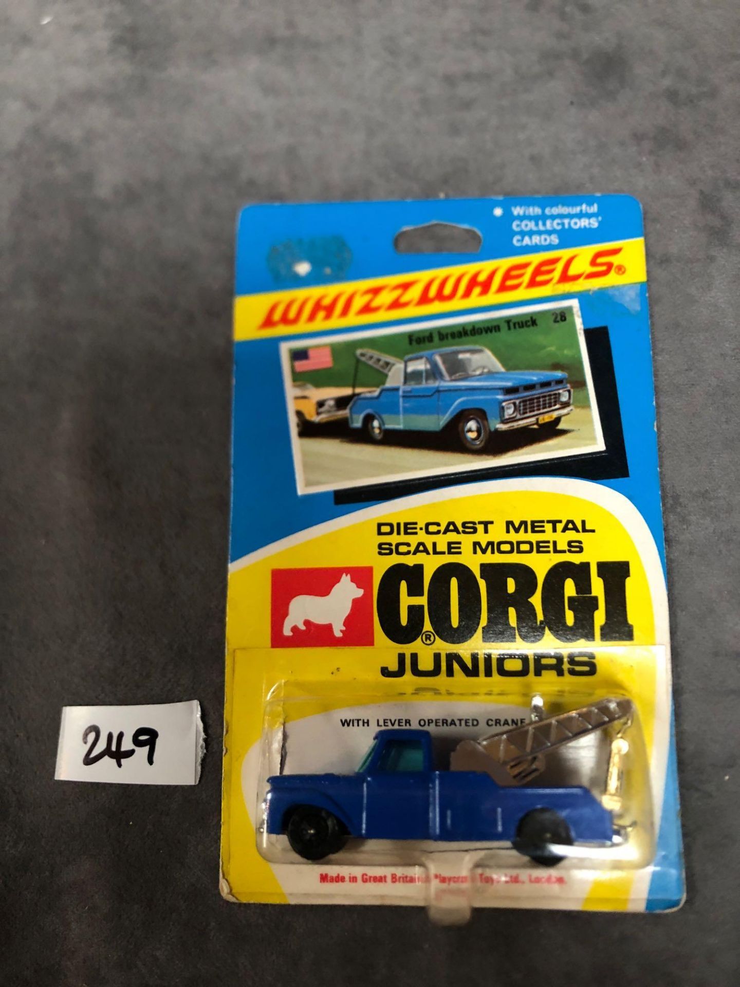 Corgi Juniors #28 Ford Breakdown Truck Mint On Excellent Opened Bubble Card