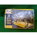 Revell Great Britain Very Rare # H-1292 1:25 Scale 2 Show Bikes Harley Davidson Still On Sprues