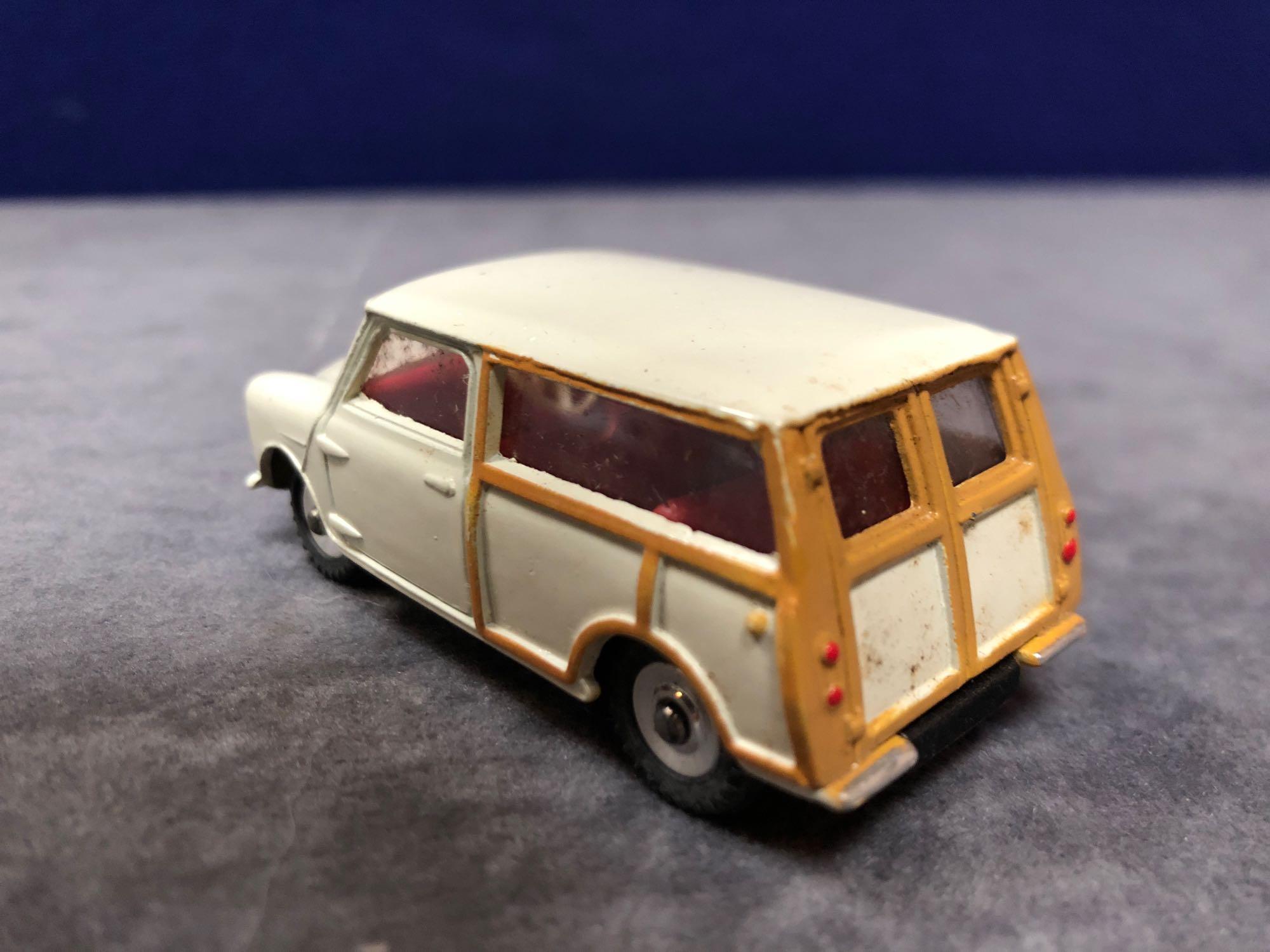 Dinky #197 Morris Mini Traveller Cream - Cream Body, Tan Woodwork And Red Interior. Mint In - Image 3 of 4
