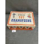 Chad Valley Kiddies Toy Gramophone In Box