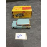 Dinky #199 Austin Se7en Countryman In Blue With Red Interior Mint Model With Box 1960-1970