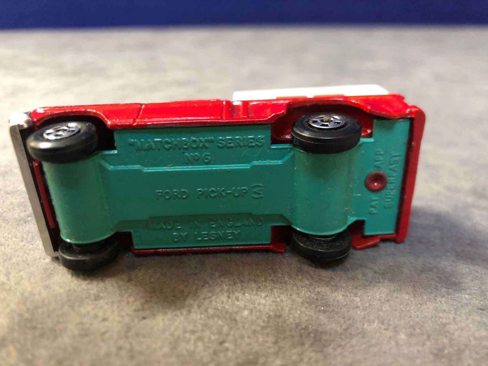 Matchbox Superfast Diecast #6 Ford Pickup Truck Rarer Green Base Mint Superb Paint With Firm Box - Image 4 of 4