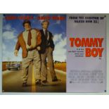 4 x UK Cinema Movie Posters comprising 1 x Tommy Boy (1995) - Adventure / Comedy - Chris Farley /