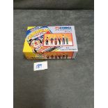 Corgi Set No 1 Six Diecast Circus Figures. Includes Showman, Clown, Tout, Juggler, Stiltman And