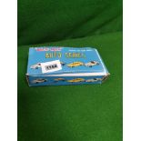 Blue Box Plastic Toy Cars Auto Series No. 7402. Made In Hong Kong Rare Very Good Condition Unboxed