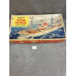 Kleeware Model Kit Very Rare #1516 Marilyn M Fishing Trawler On Sprues With Instructions In Box