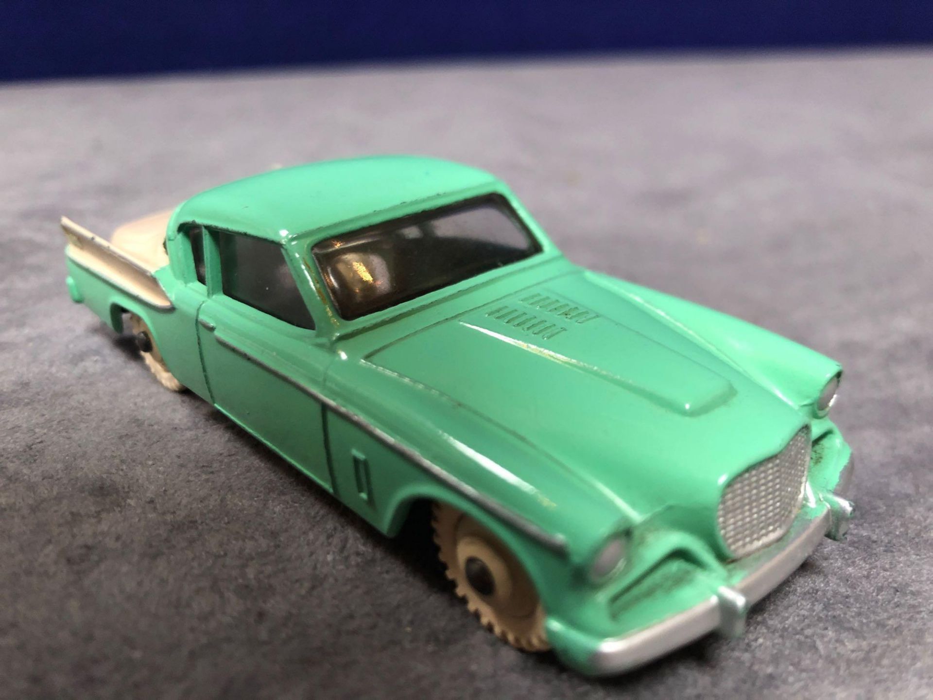 Dinky #169 Studebaker Golden Hawk Green/Tan - Cream Hubs And White Tyres 1959 - 1963 Unboxed - Image 2 of 4