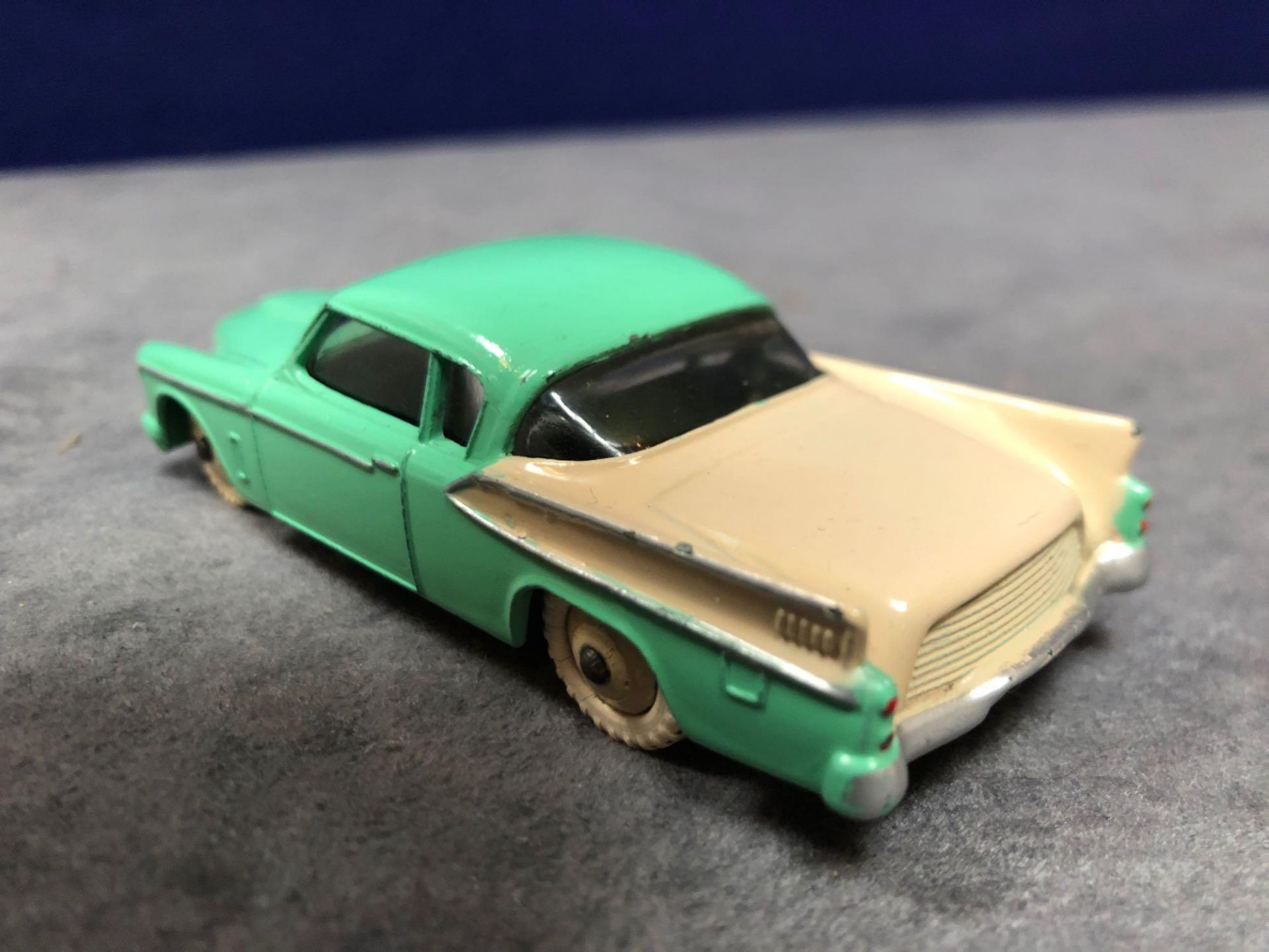 Dinky #169 Studebaker Golden Hawk Green/Tan - Cream Hubs And White Tyres 1959 - 1963 Unboxed - Image 3 of 4