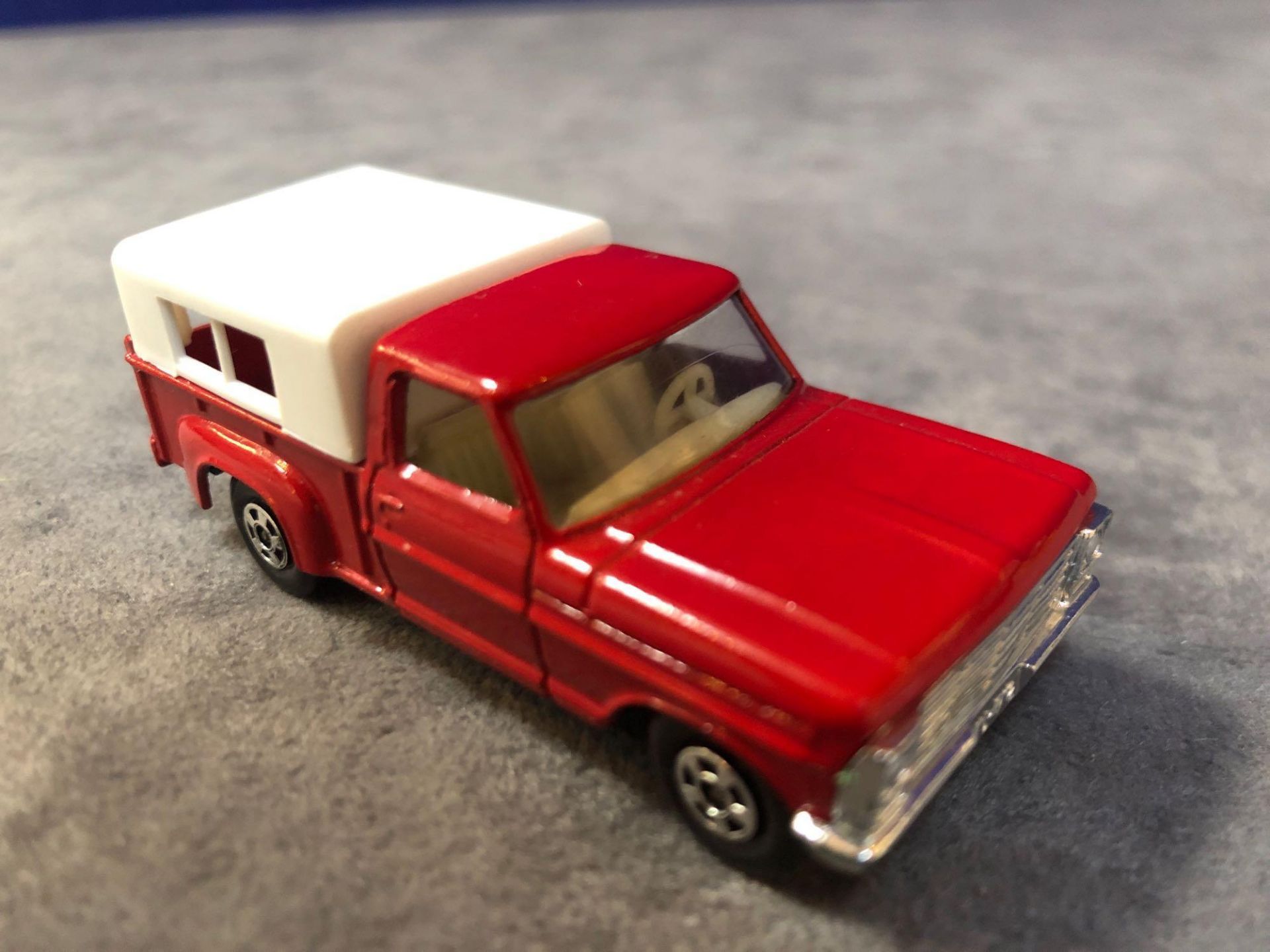 Matchbox Superfast Diecast #6 Ford Pickup Truck Rarer Green Base Mint Superb Paint With Firm Box - Image 2 of 4