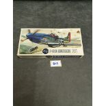 Airfix 1:72 Scale Series 2 Model Kit #02245-9 P51D Mustang On Sprues With Instructions In Box