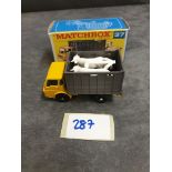 Matchbox Lesney Diecast #37c Dodge Cattle Truck Mint Model In A Crisp F Type Box 1970-1972