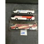 3x Boxed Rietze Auto Modelle Coach/Bus 1/87 Scale Model Boxed