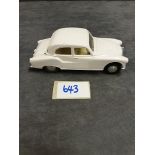 Spot-On By Tri-Ang Models Diecast #101 Armstrong Siddeley Sapphire In White And Cream Interior Model