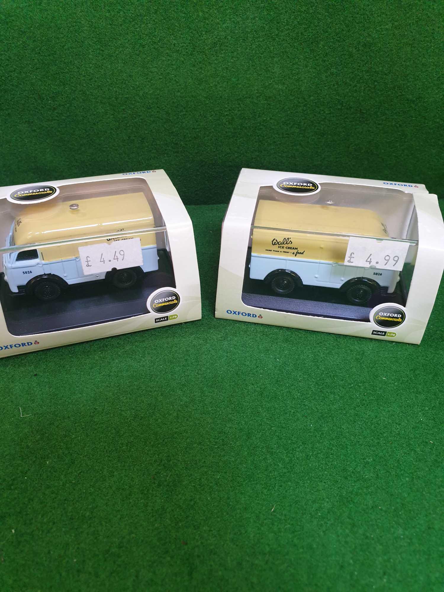 5x Oxford Road Show Diecast Models Comprising of #HA003 Oxford Diecast Walls Ice Cream - #CA002 - Image 5 of 5