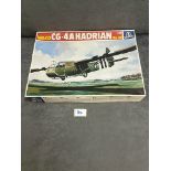 Italeri 1/72 Scale Model Kits #118 CG-4A Hadrian On Sprues With Instructions In Box