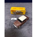 Dinky (France) Diecast #531 Fiat 1200 Grand Vue Brown/Cream - Silver Detailing. In Brown With A