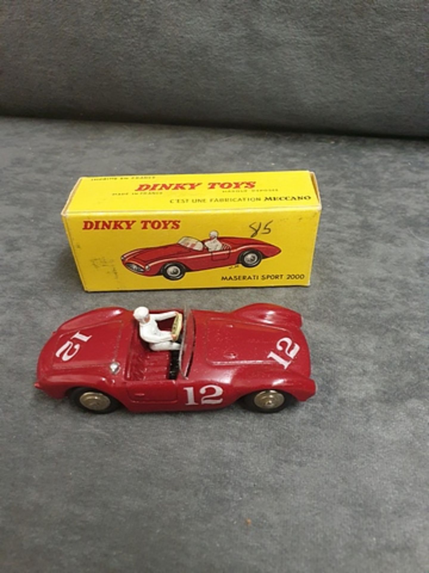 French Dinky #22A Maserati Sport 2000 Mint Model In Box - Image 2 of 3