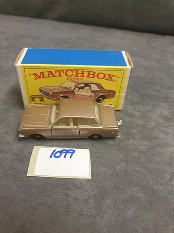 4X Matchbox A Lesney Product # MATCHBOX 25 FORD CORTINA1968. In Light Brown And Silver Base With