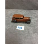 Dinky #30d Vauxhall 1946 In Brown Black Excellent Model Some Chipping Unboxed