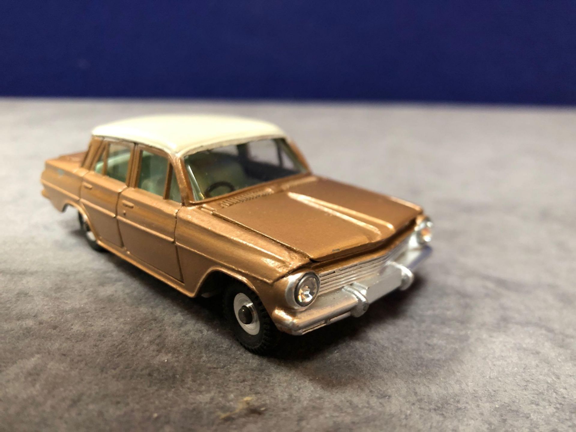 Dinky #196 Holden Special Sedan Bronze/White Or Turquoise/White - Jewelled Headlights (No - Image 2 of 4
