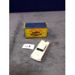 Matchbox Moko Lesney #75a Cream/Peach Silver Wheels And Dark Blue Base Mint In A Firm Soiled B