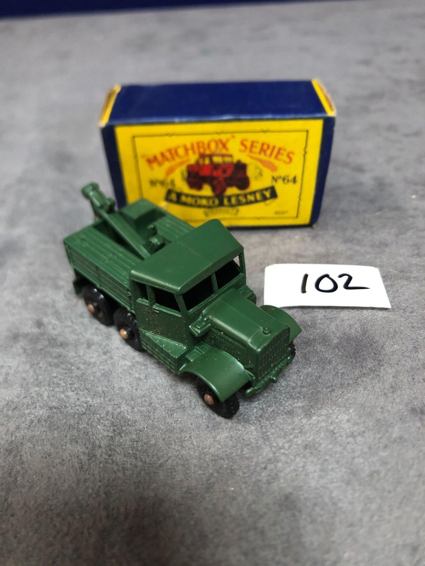 Matchbox Moko Lesney #64a Scammell Breakdown Truck In Box 1960-1966