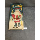 Vintage Very Rare Boxed Alps Battery Operated Jolly Santa On Snow - Made In Japan