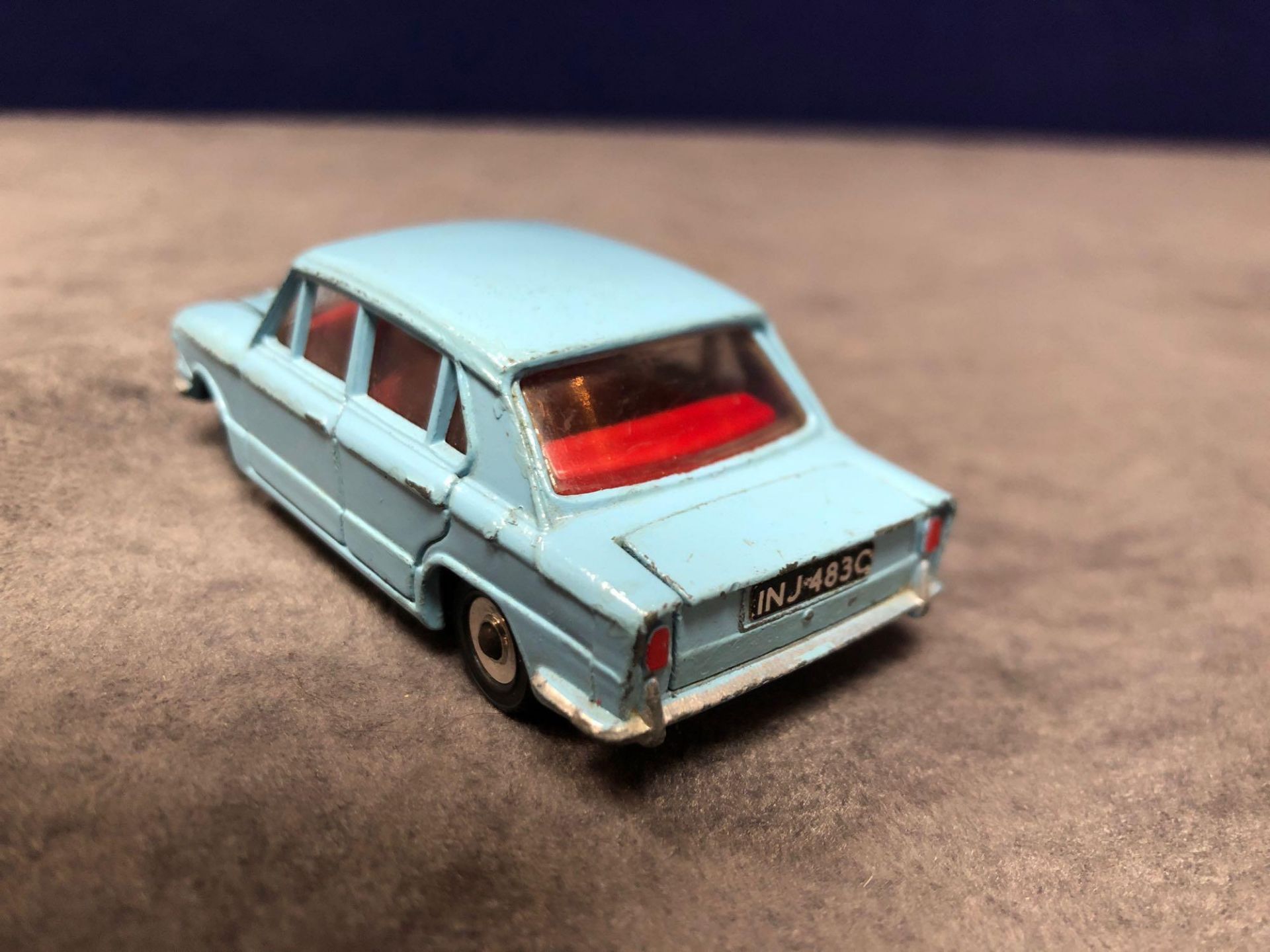 Dinky #162 Triumph 1300 Blue - Red Interior, Spun Hubs And Number Plates 1966 - 1969 Unboxed Very - Image 3 of 4