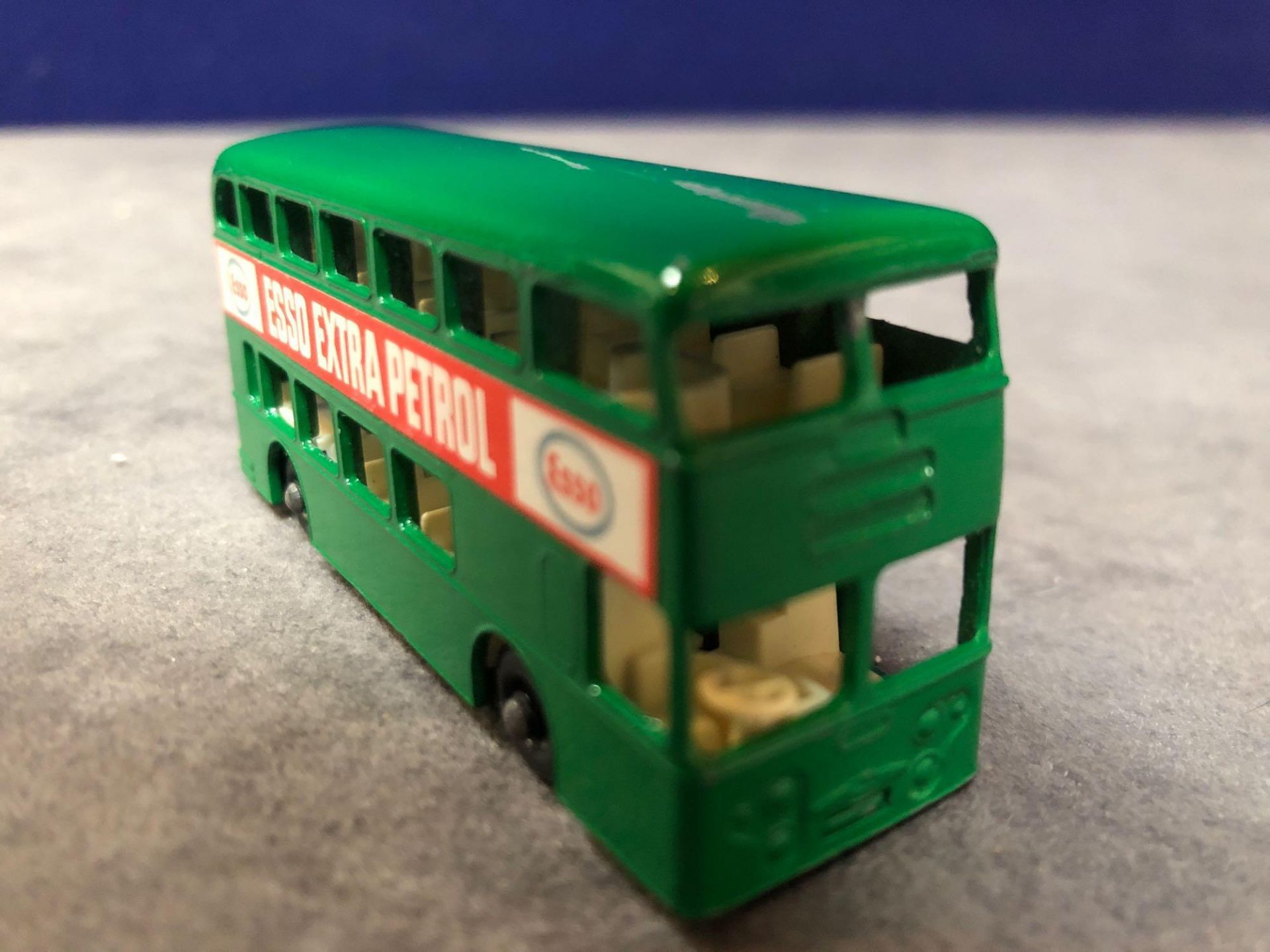 Matchbox Lesney #74 ESSO Extra Petrol Daimler Bus With Cream Interior Virtually Mint 2 Scratches On - Image 2 of 4