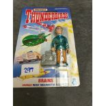 Matchbox Thunderbirds #TB-754 Brains Engineer With Hiramaster Computer On Unopened Card