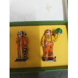 Chipperfield Circus Figures Sets 1/50 Scale Of Clowns In Box