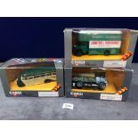 3x Corgi Classics Diecast Comprising Of #C949/5 Corgi Classics C949/5 Bedford Type Ob Coach