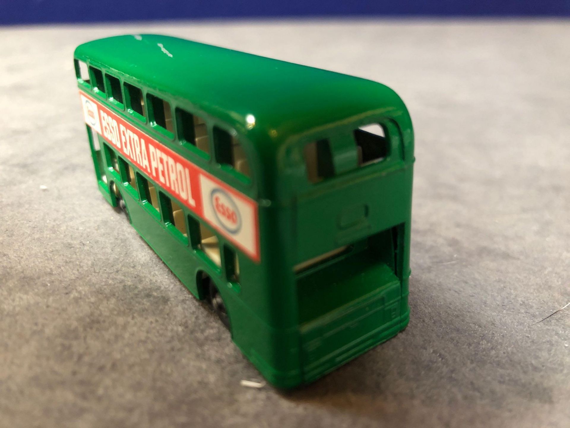 Matchbox Lesney #74 ESSO Extra Petrol Daimler Bus With Cream Interior Virtually Mint 2 Scratches On - Image 3 of 4