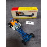 Dinky #228 Super Sprinter Blue And Orange - Exposed Engine And Speed Wheels. Very God Model In A