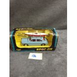 Spot-On Models By Tri-Ang Diecast #274 Morris 1100 In Blue And Canoe Mint Model In Excellent Box