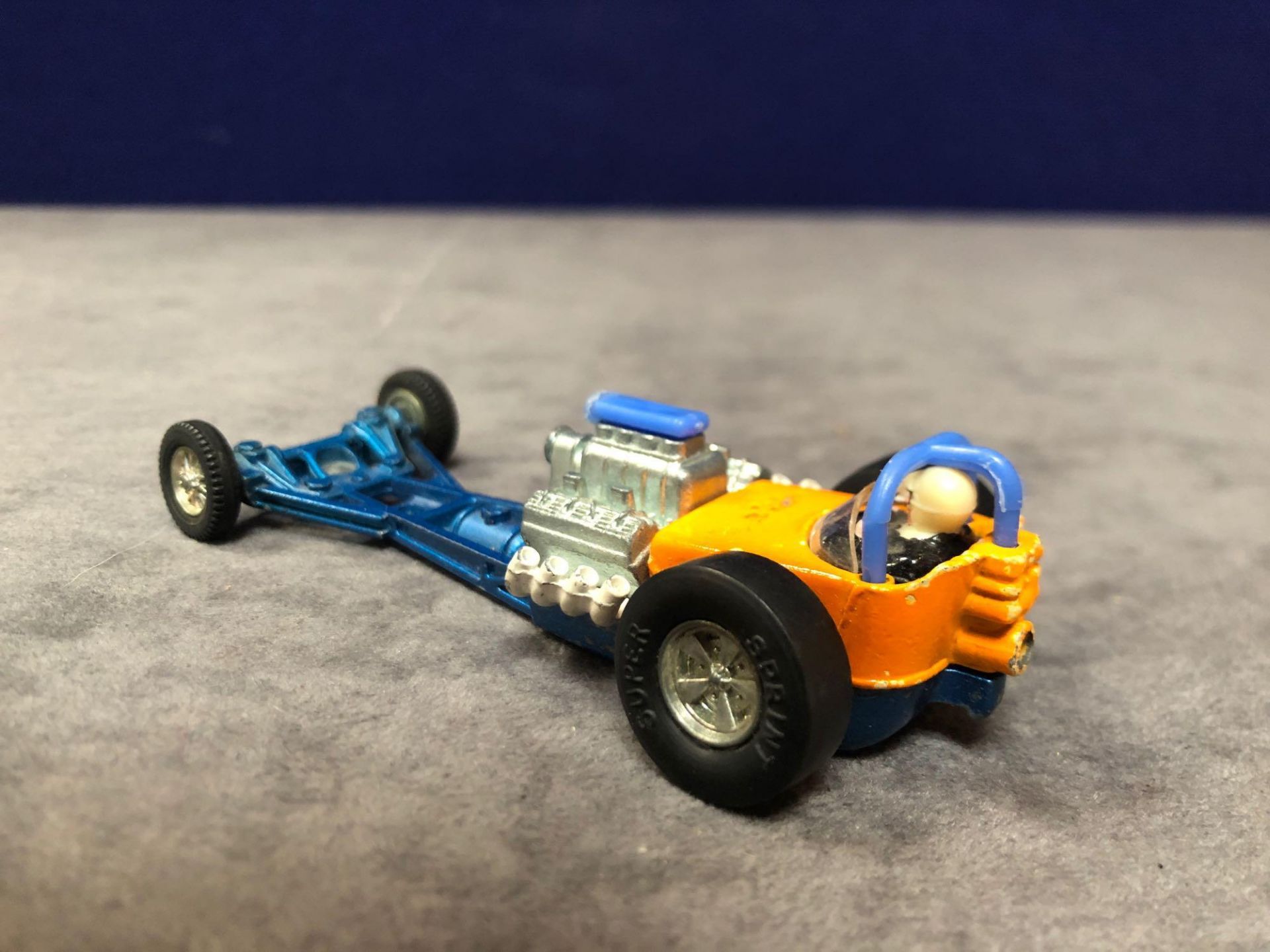 Dinky #228 Super Sprinter Blue And Orange - Exposed Engine And Speed Wheels. Very God Model In A - Image 3 of 4