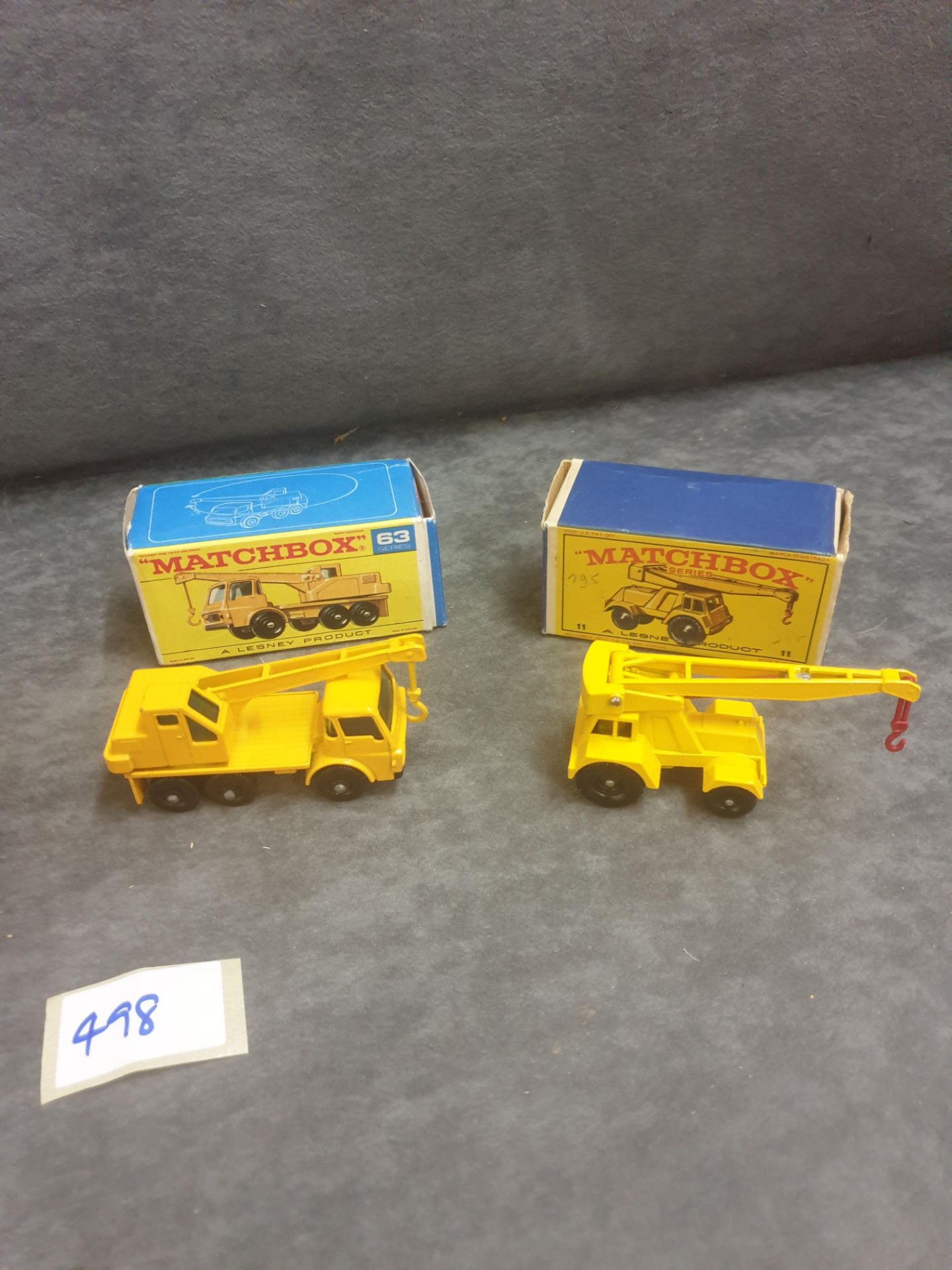 4x Matchbox Diecast Cranes All In Boxes Comprising Of #11c Jumbo Crane Mint In Excellent E Type Box - Image 3 of 3