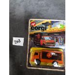 Corgi Juniors Leyland Terrier Van WH SMITH Mint On Very Good Bubble Card (Split In Bubble)