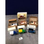 7x Promotional Diecast Vehicles Individually Boxed as photograph